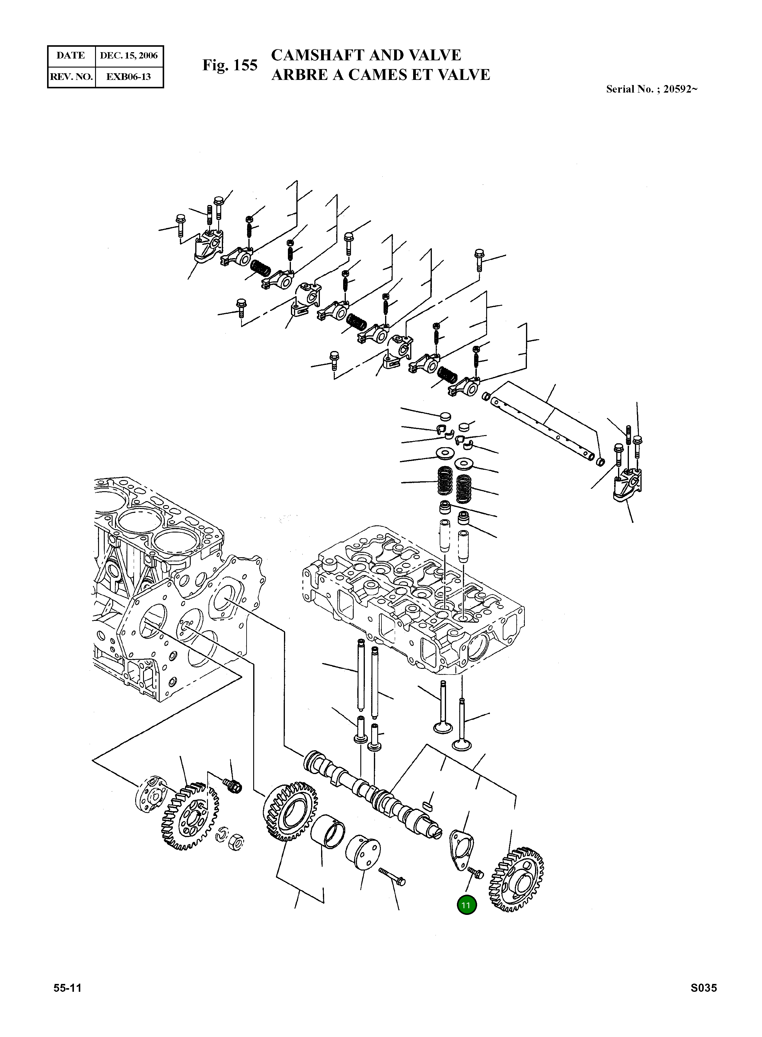 Болт 586400-3180 Komatsu