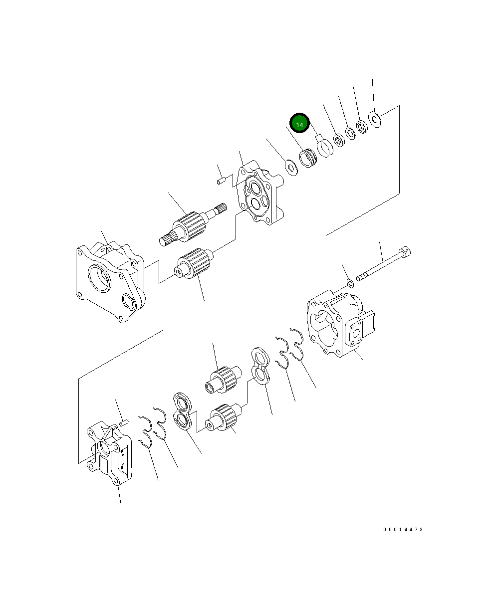 Кольцо уплотнительное (O-Ring) 07430-71380 Komatsu