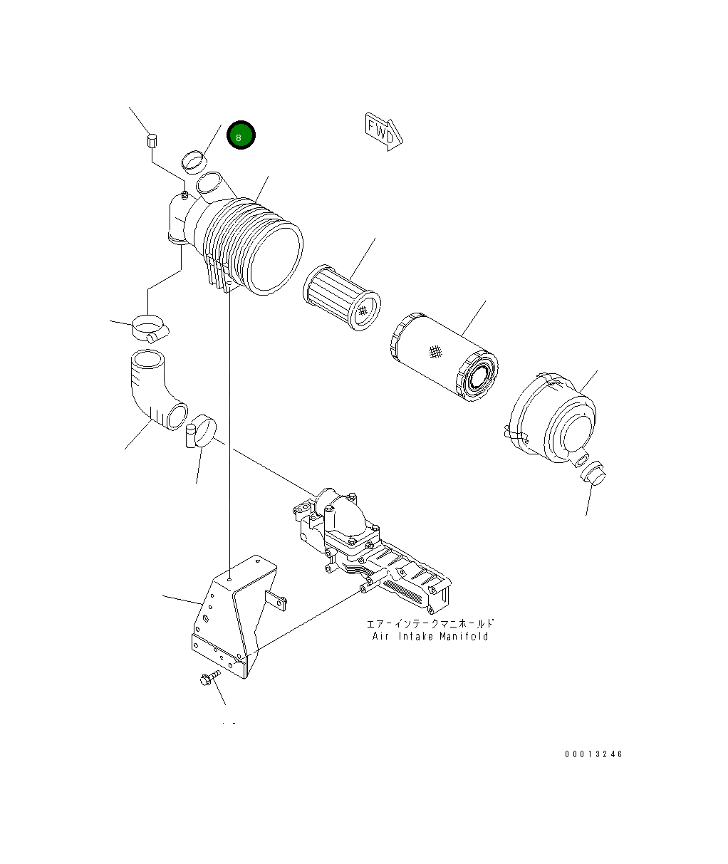 Кольцо YM129900-12520 Komatsu