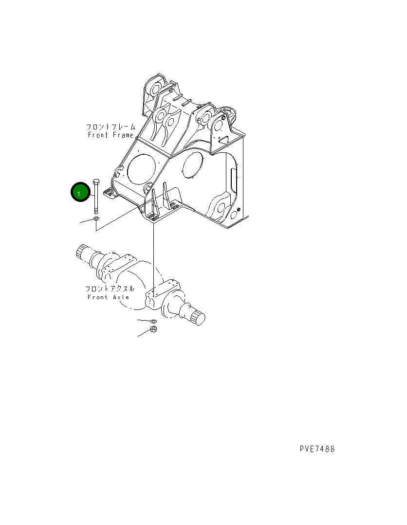 Болт 427-46-11452 Komatsu