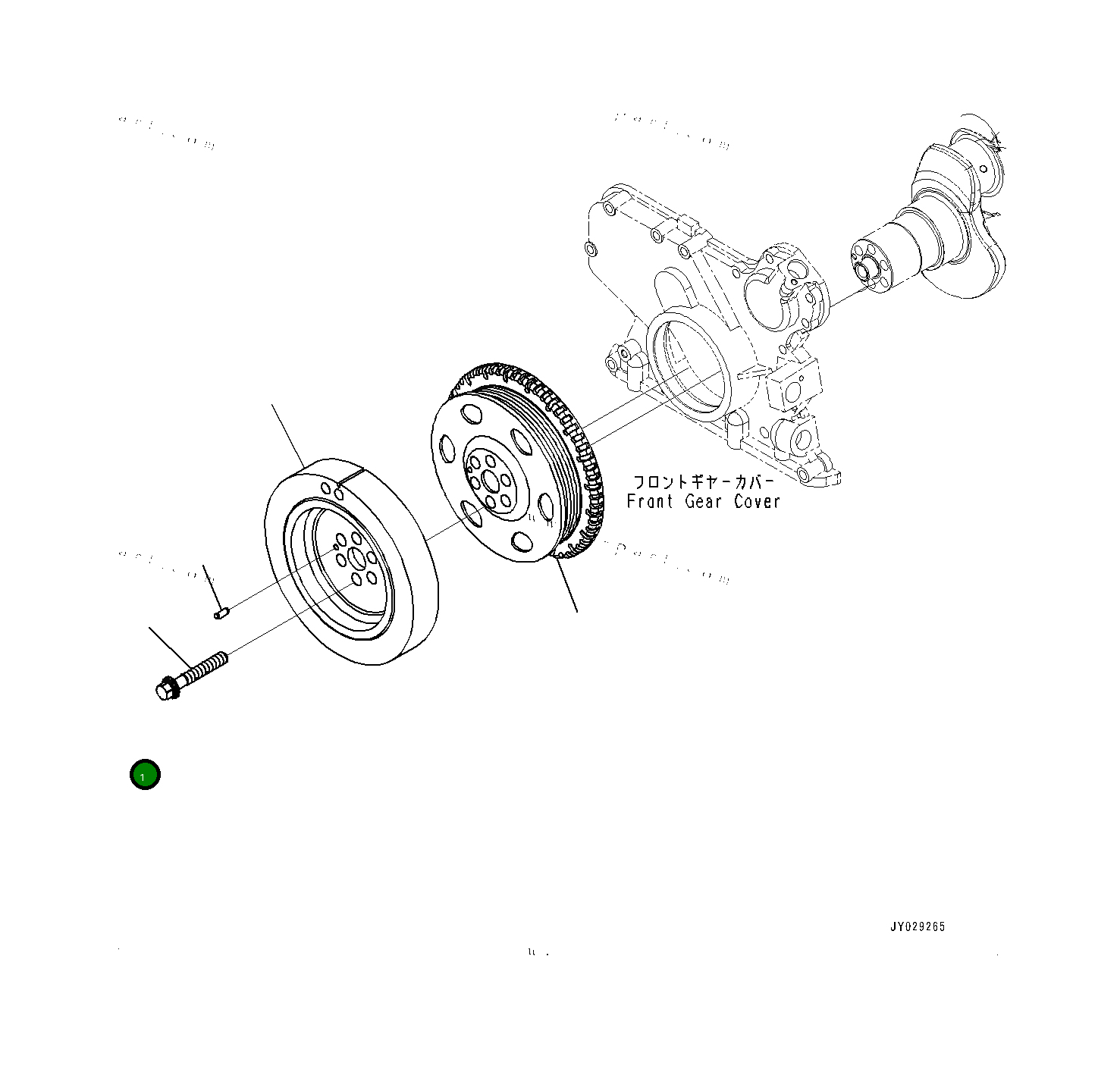 Болт 6754318120 Komatsu
