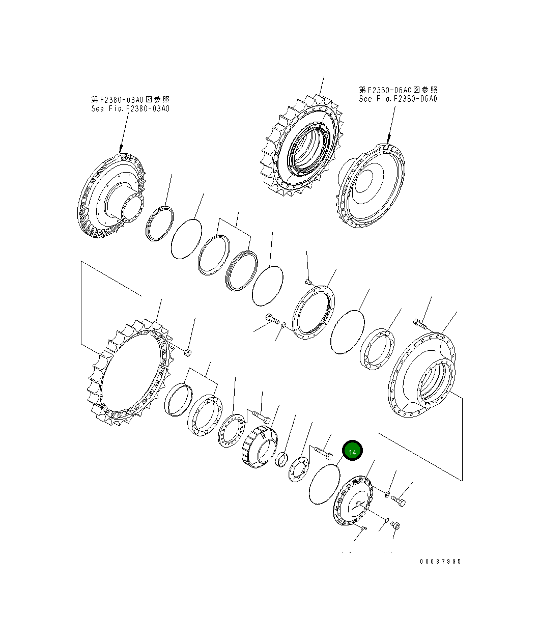Кольцо уплотнительное (O-Ring) 07000-15455 Komatsu