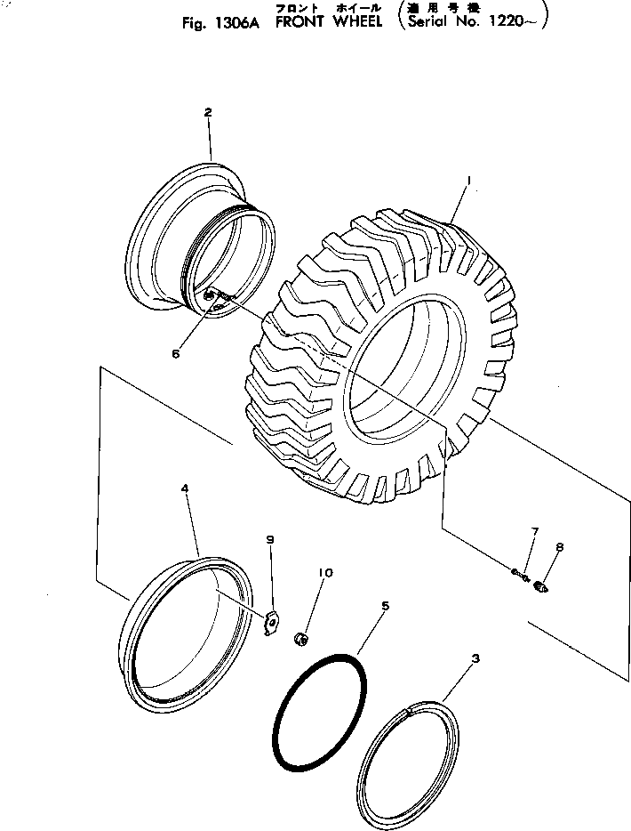 Кольцо уплотнительное (O-Ring) 565-30-21280  Komatsu
