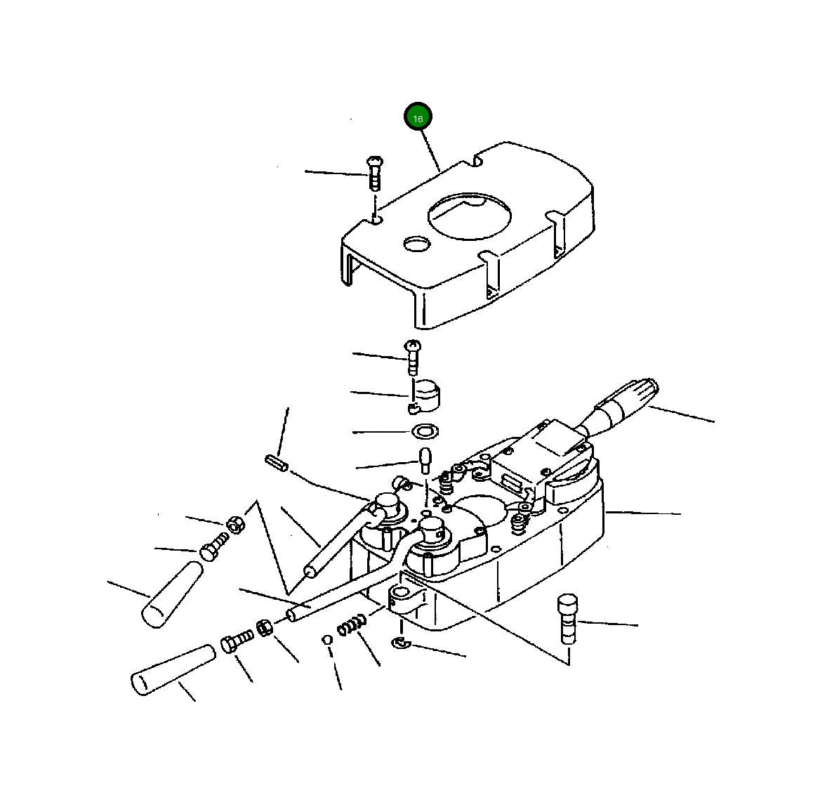 Крышка 427-06-18140 Komatsu