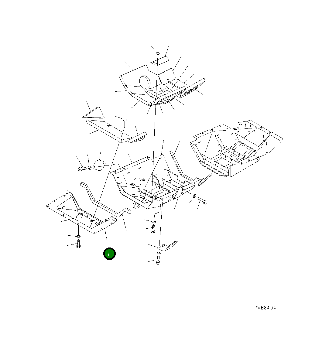 Крышка 154-862-7810  Komatsu