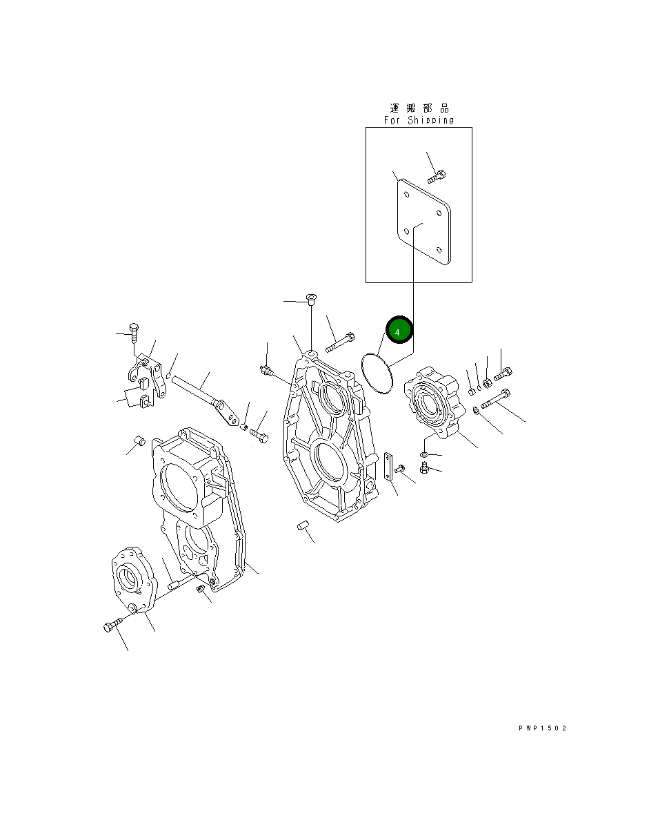Кольцо уплотнительное (O-Ring) 20E-14-K1410 Komatsu