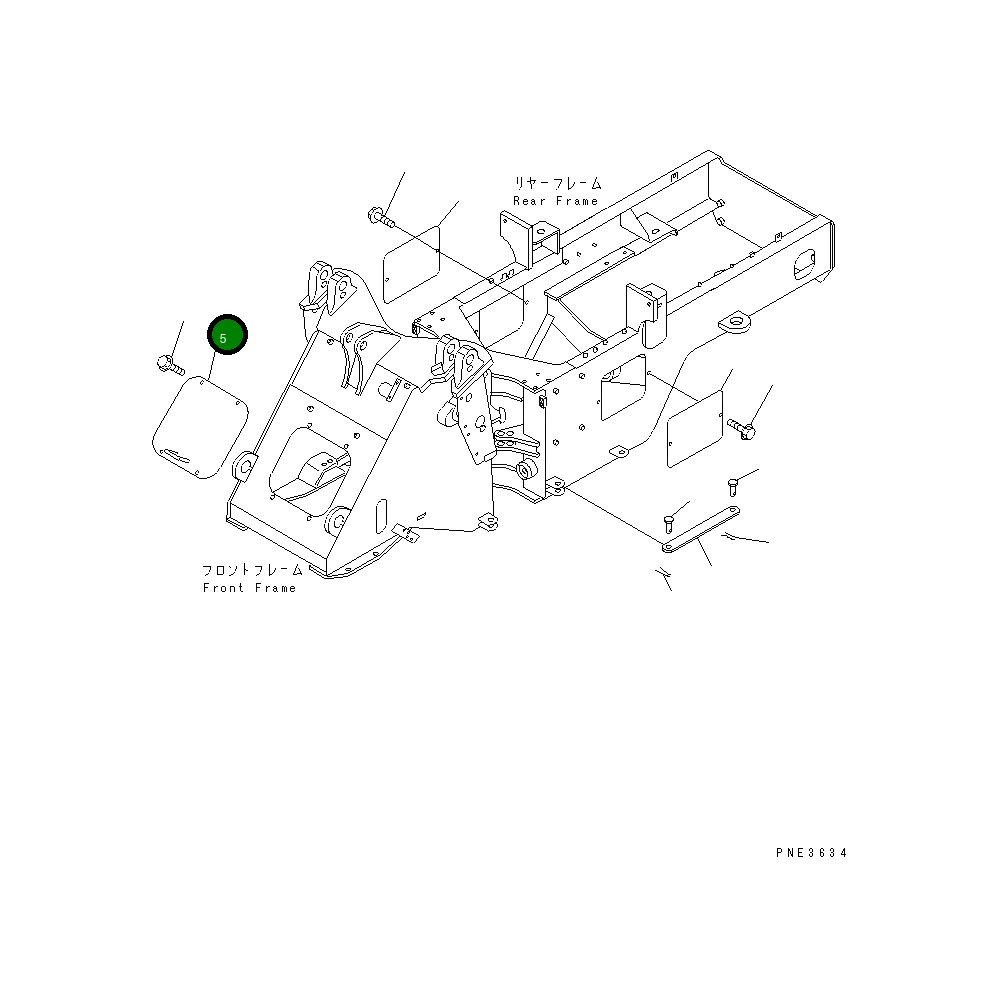Крышка 417-46-11310  Komatsu