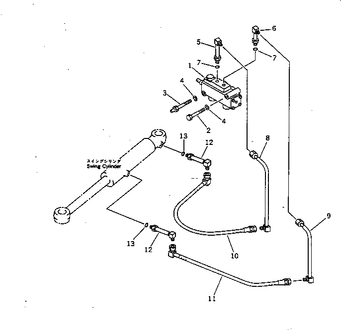 Болт 20M-62-39720 Komatsu