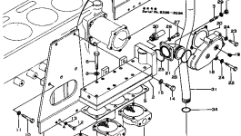 Кронштейн 6693-62-9253 Komatsu