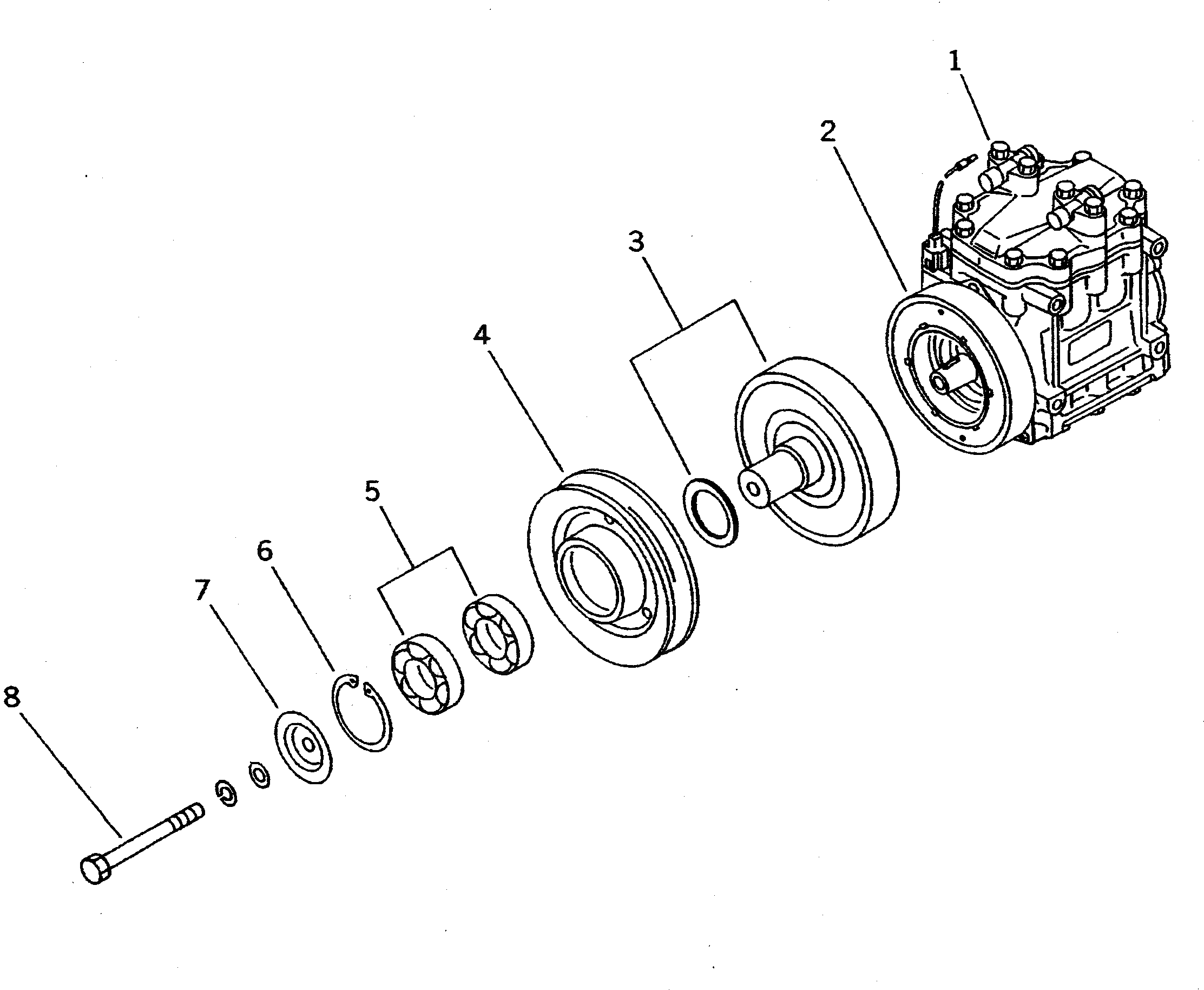 Болт 145-Z79-6250  Komatsu