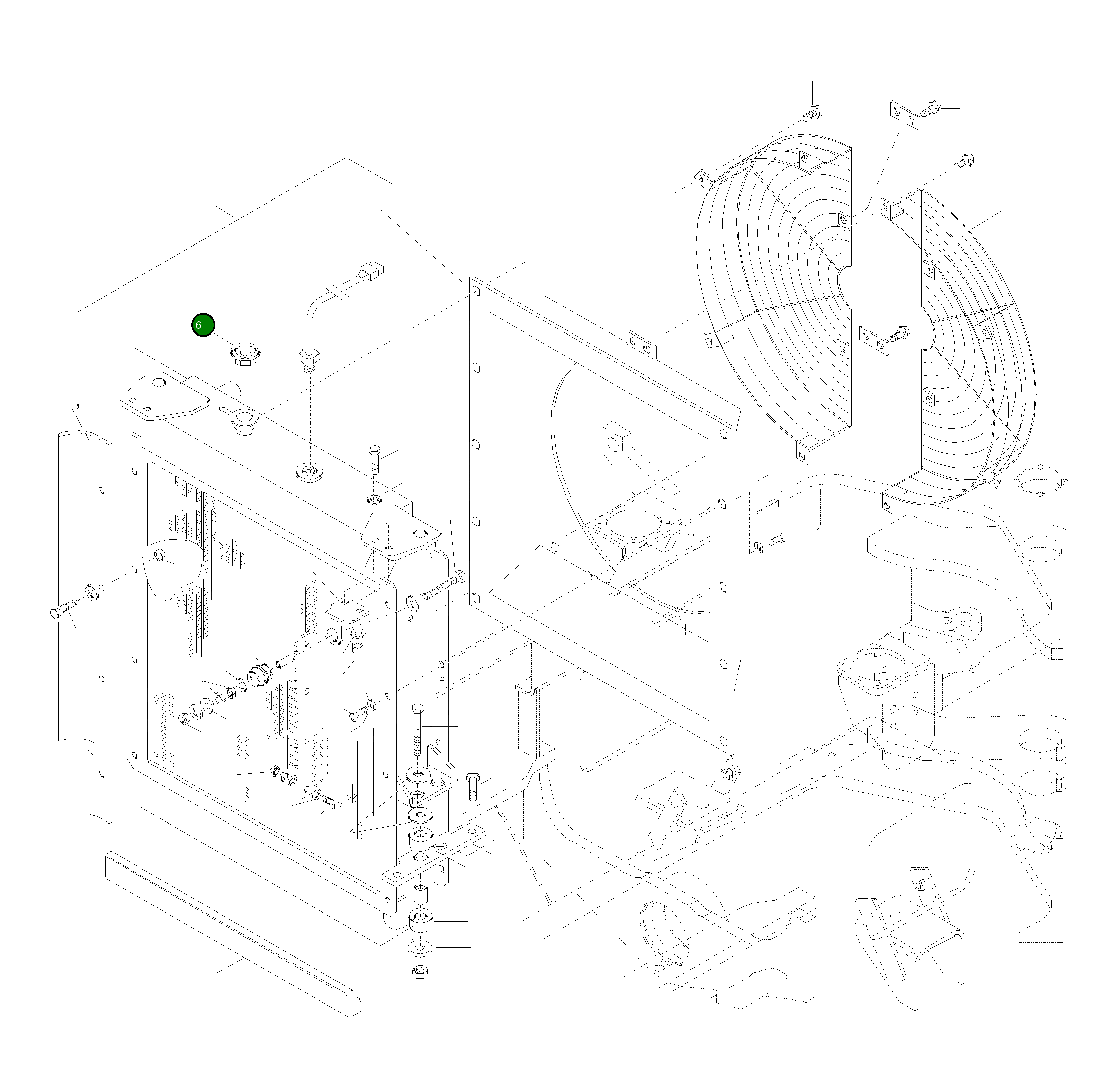Крышка 42Y-03-H0P21 Komatsu