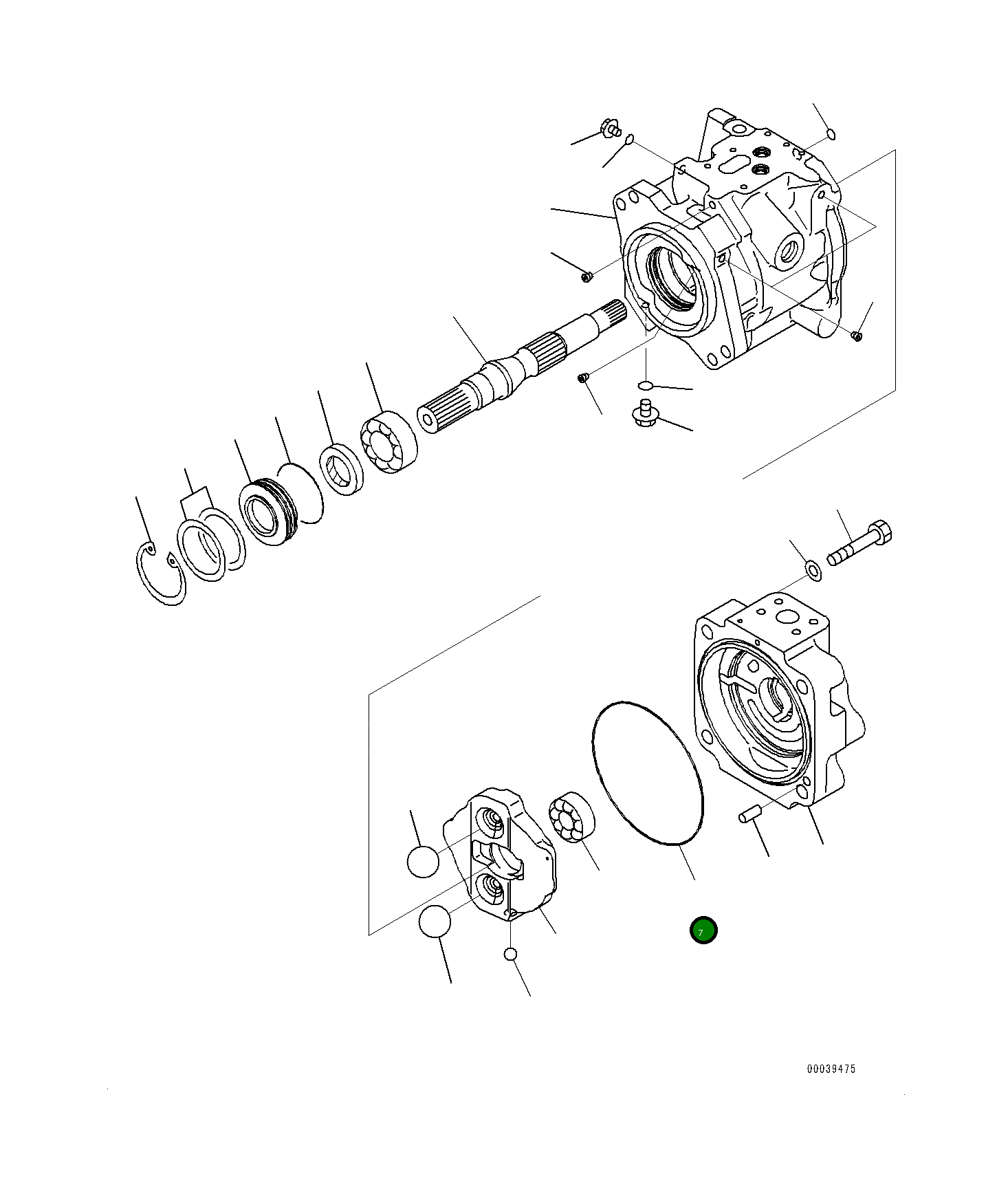Кольцо уплотнительное (O-Ring) 706-73-42370  Komatsu