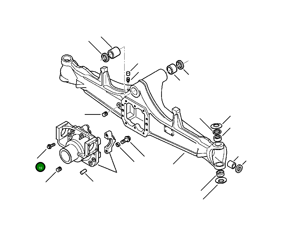 Болт CA0125827  Komatsu