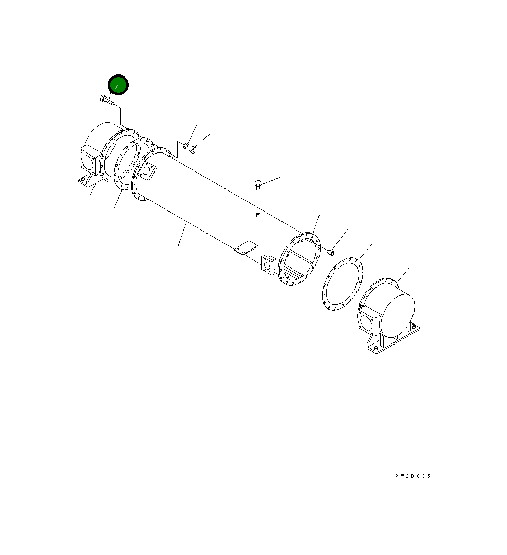 Болт LM33054-06 Komatsu