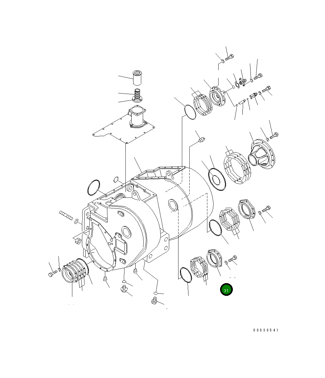 Крышка 175-916-8350 Komatsu