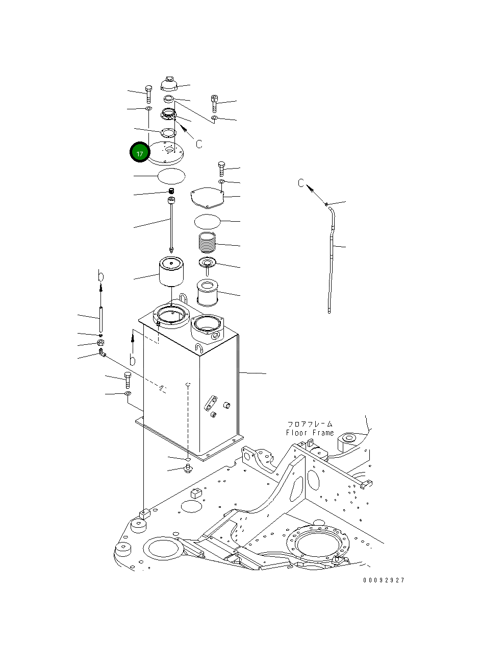 Крышка 201-60-81141 Komatsu
