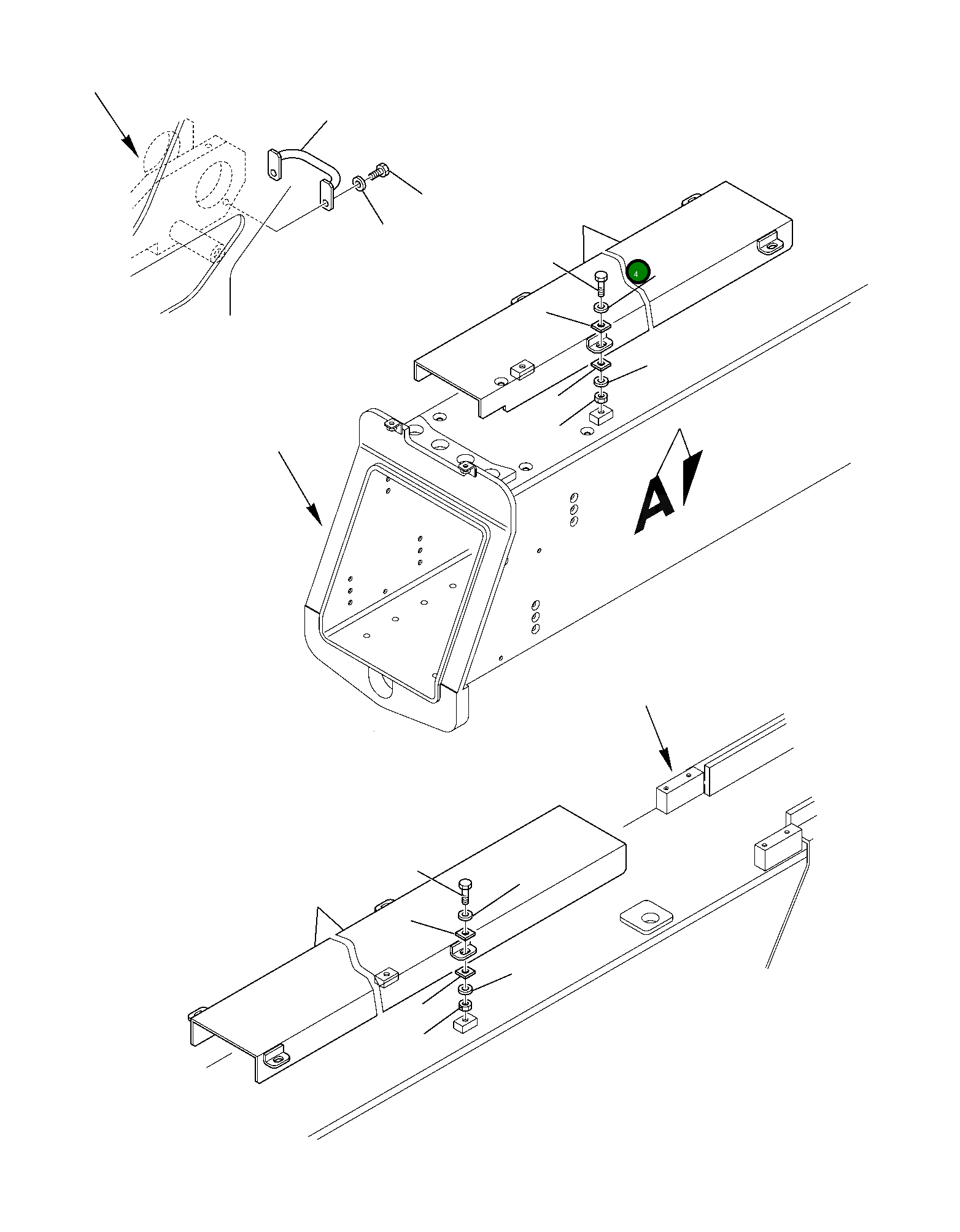 Крышка 395-70-13841 Komatsu