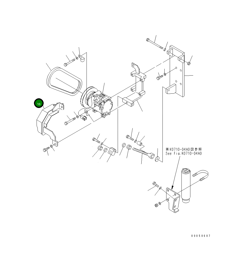 Крышка 209-979-4220 Komatsu