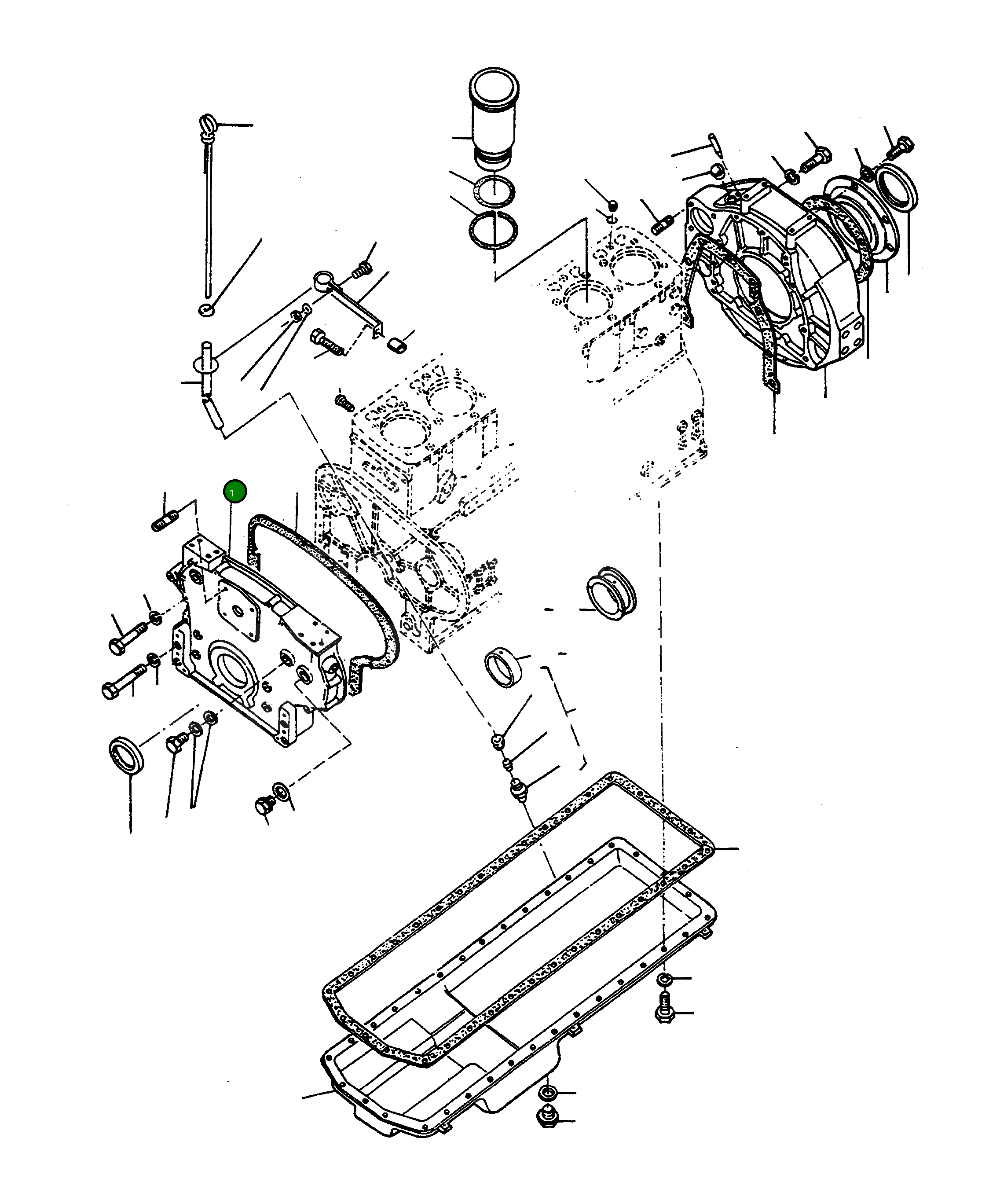 Крышка 2870927M1 Komatsu