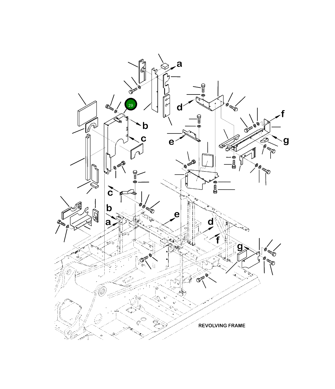 Крышка 207-54-41781 Komatsu