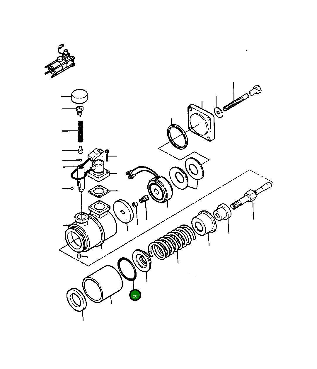 Кольцо уплотнительное (O-Ring) 370 944 R1 Komatsu