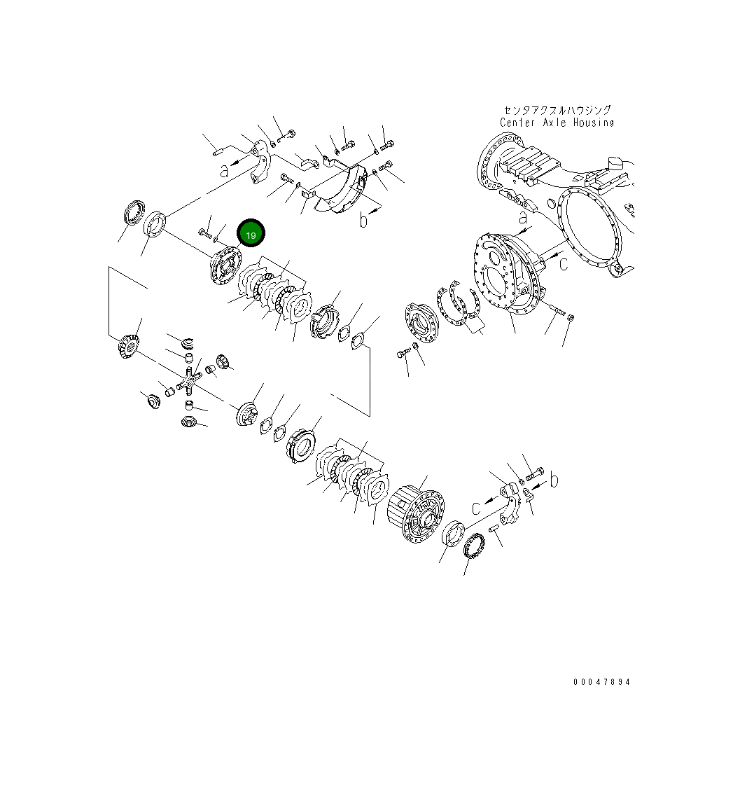 Крышка 56D-22-27121  Komatsu