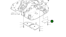 Крышка 21W-46-41830 Komatsu