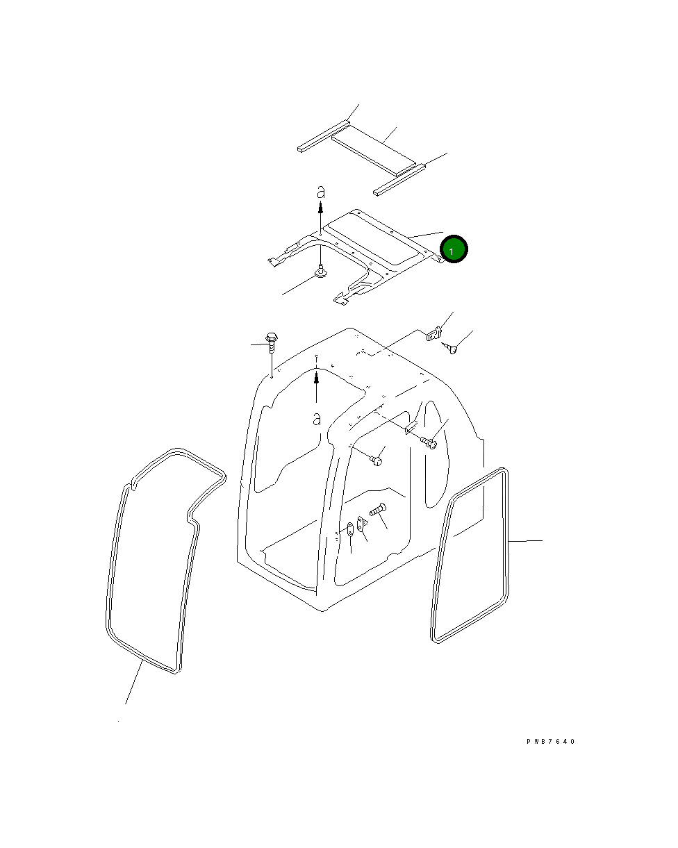 Крышка 20Y-54-39771 Komatsu