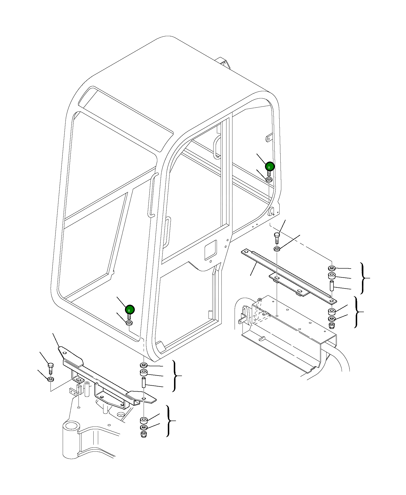 Болт 801015581 Komatsu