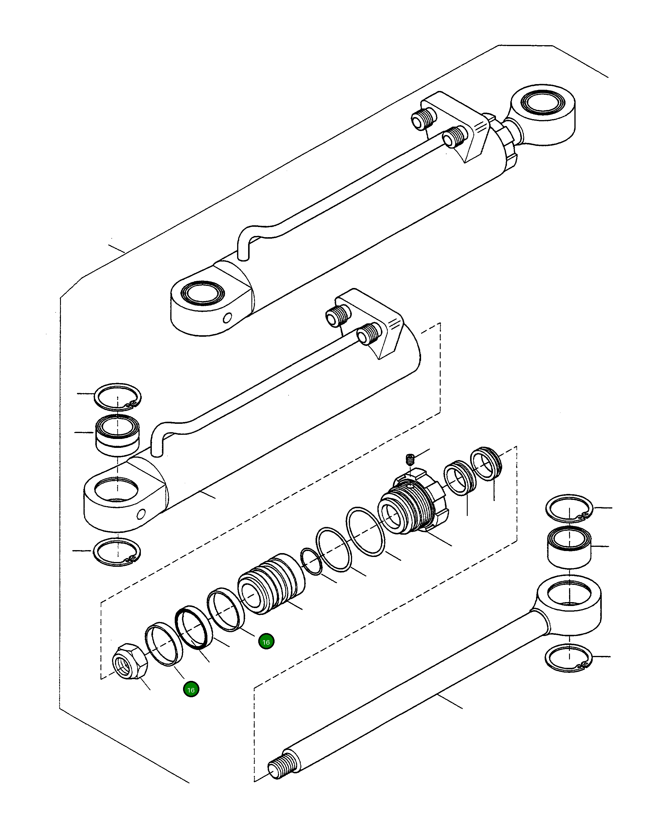 Кольцо 4917516M1 Komatsu