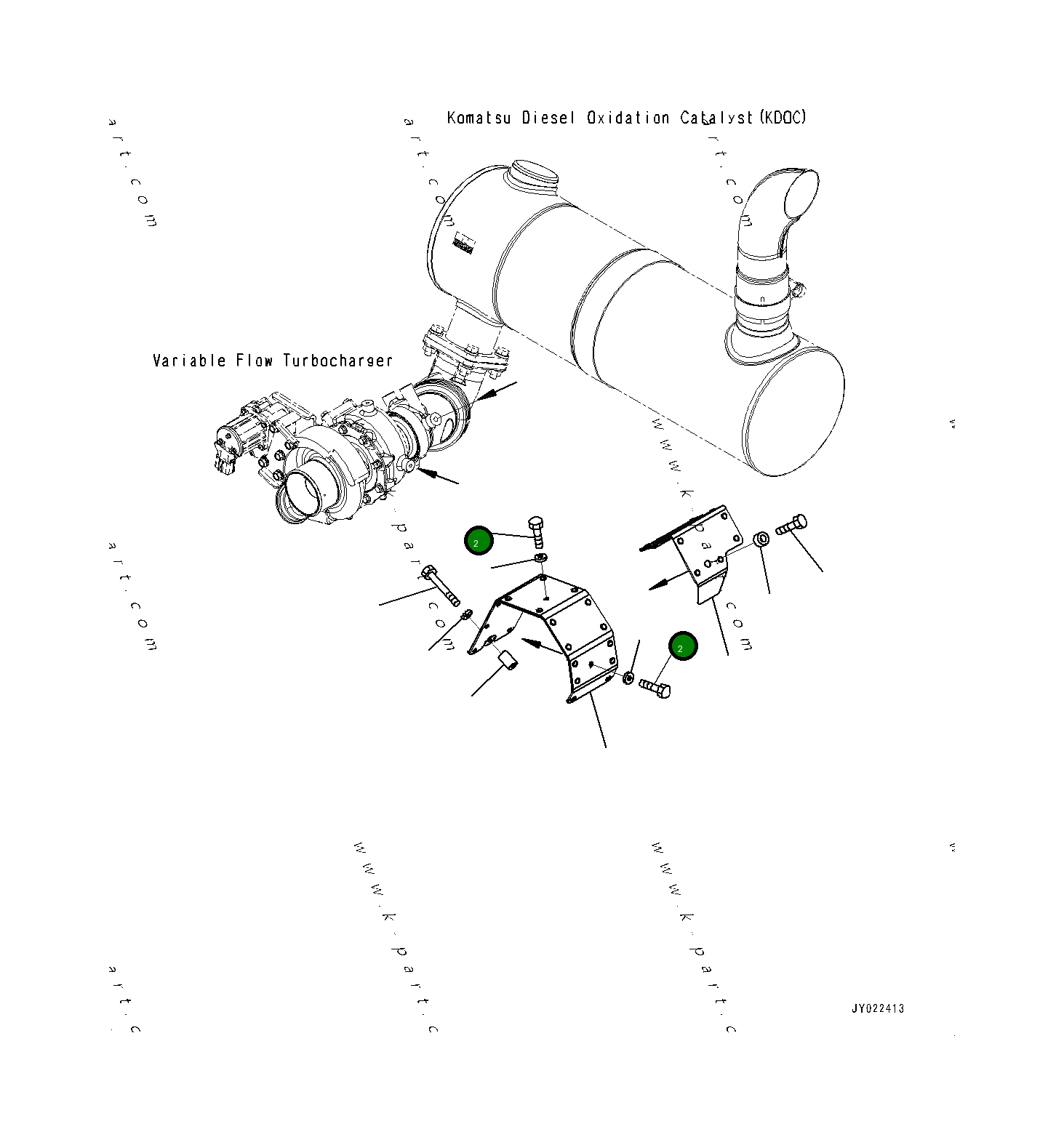 Болт 6275-81-4120 Komatsu