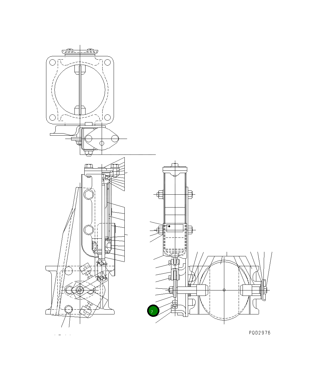 Болт JK1100-0675 Komatsu