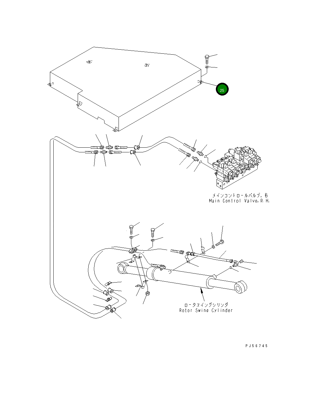 Крышка 262-60-79910  Komatsu