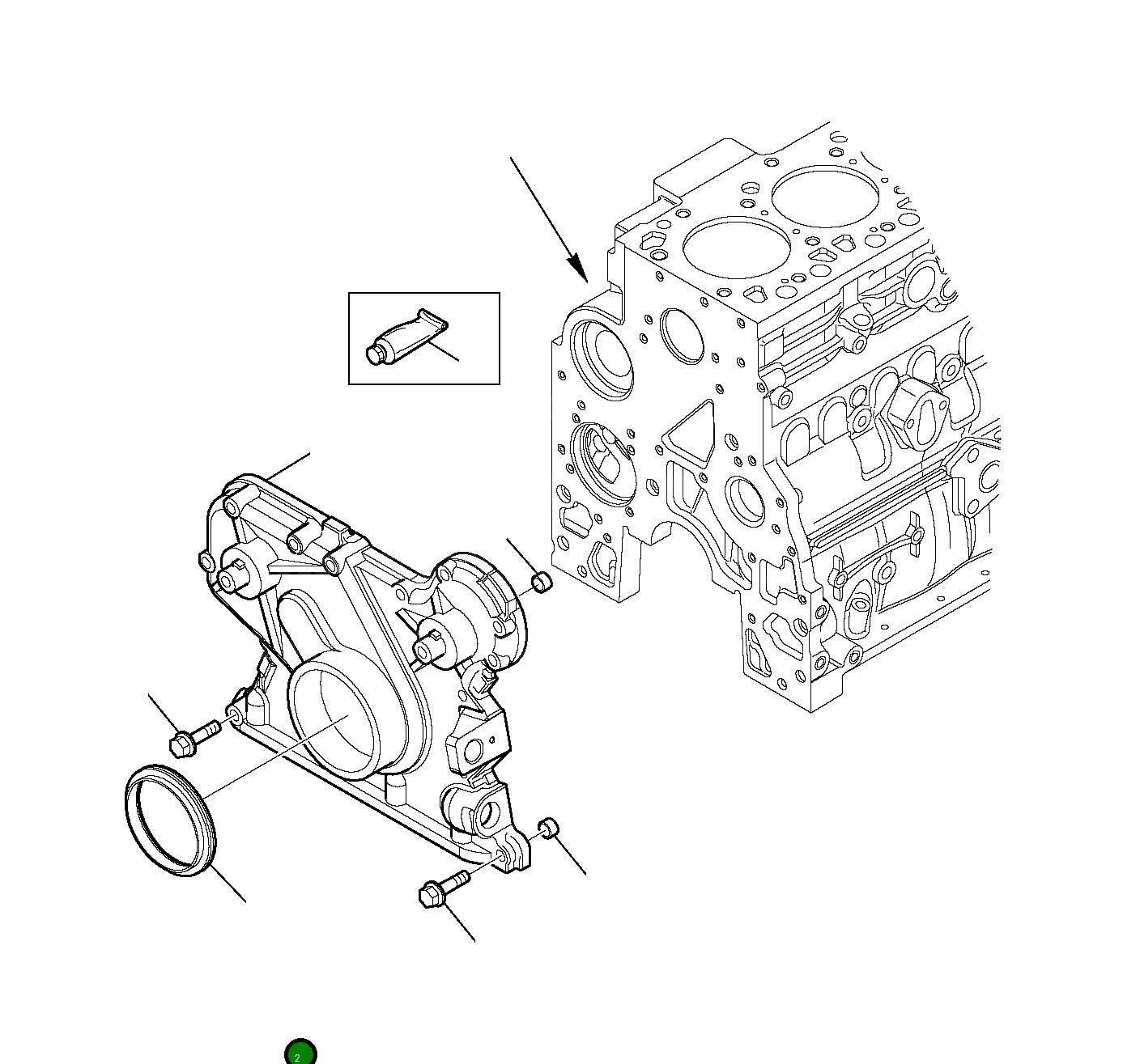 Болт EA4899078  Komatsu