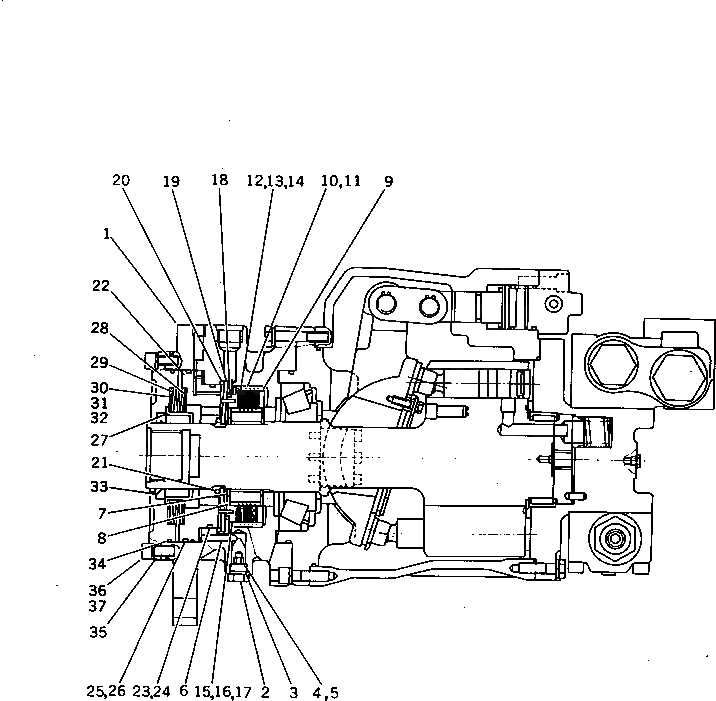 Кольцо TM8300-042  Komatsu