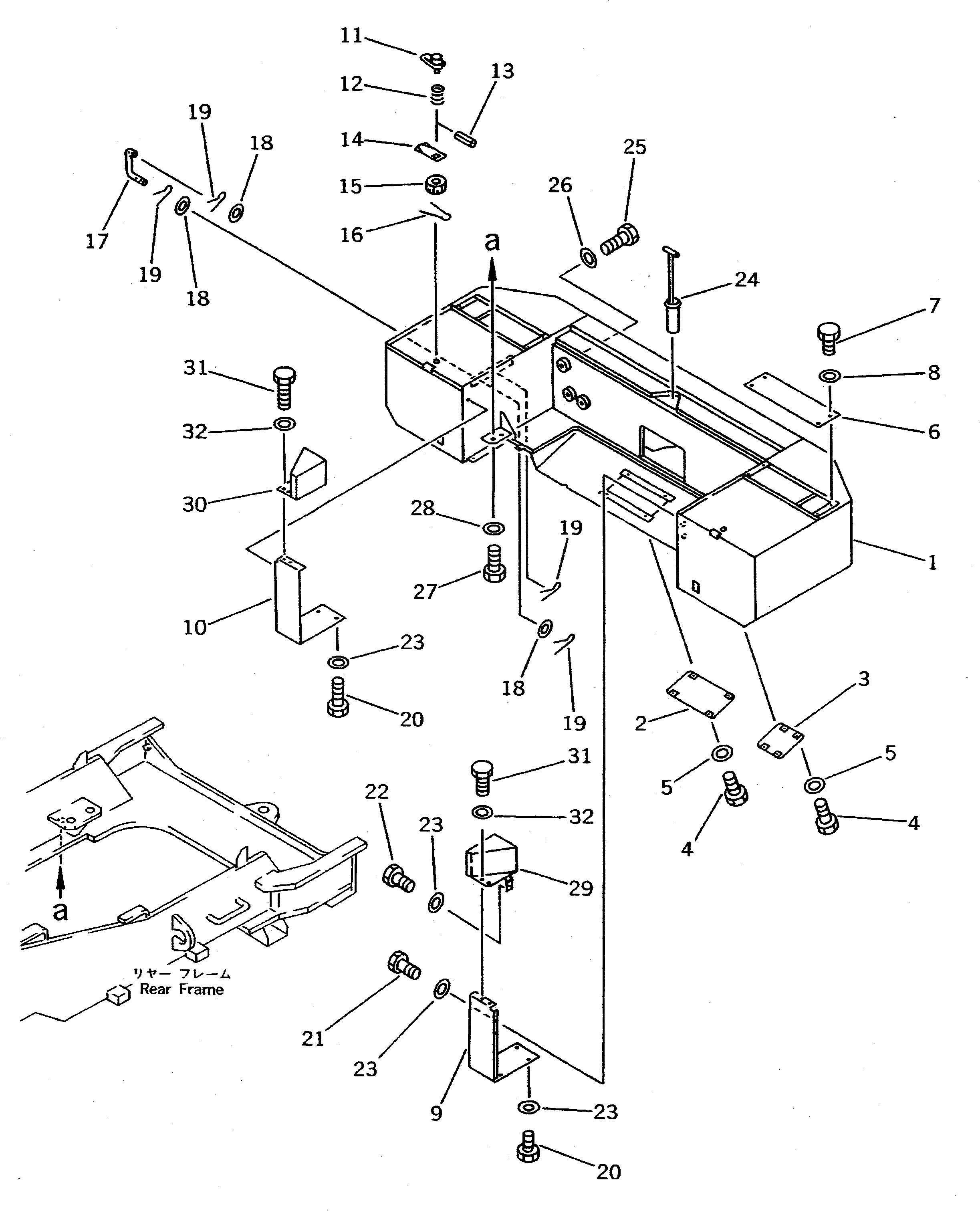 Болт 01011-63050 Komatsu
