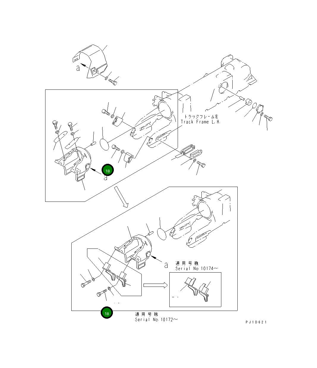 Болт 01011-32070 Komatsu