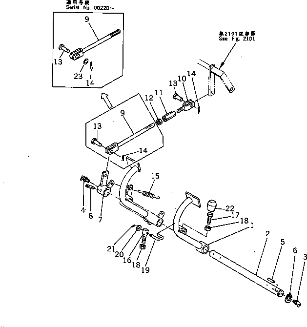 Болт YM172730-11210  Komatsu