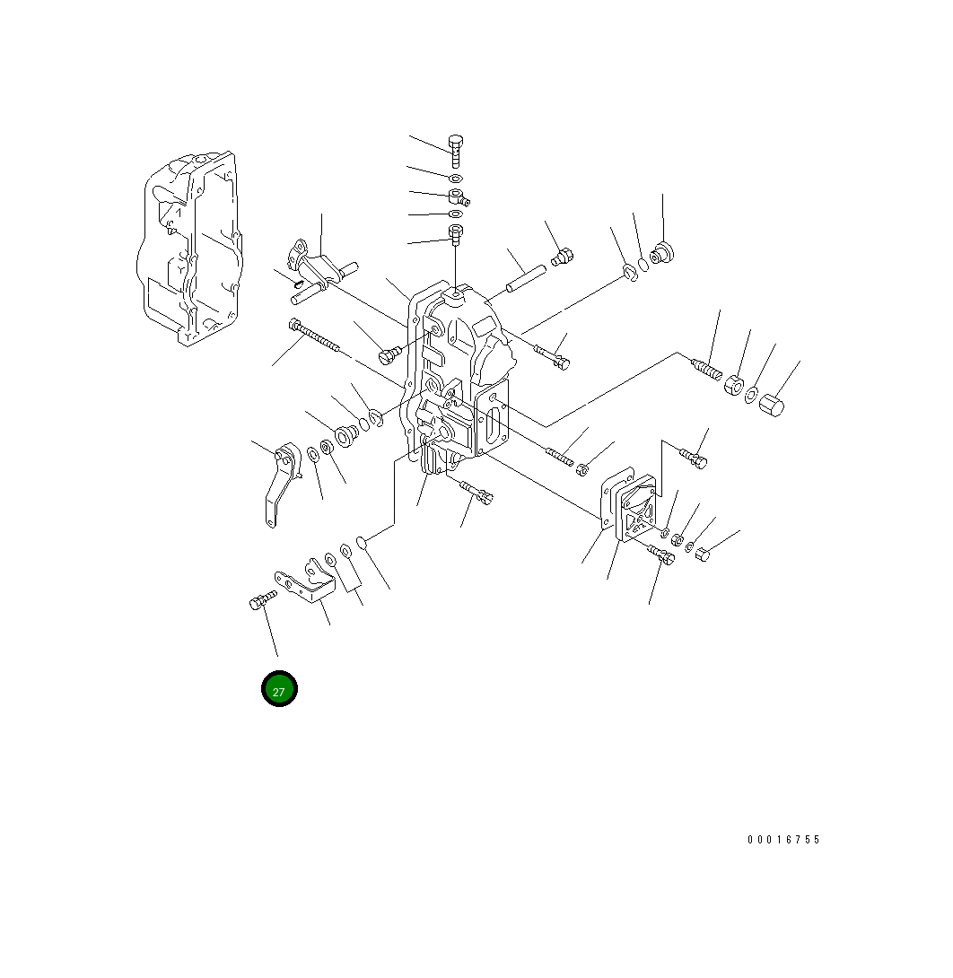Болт DK020006-1870 Komatsu