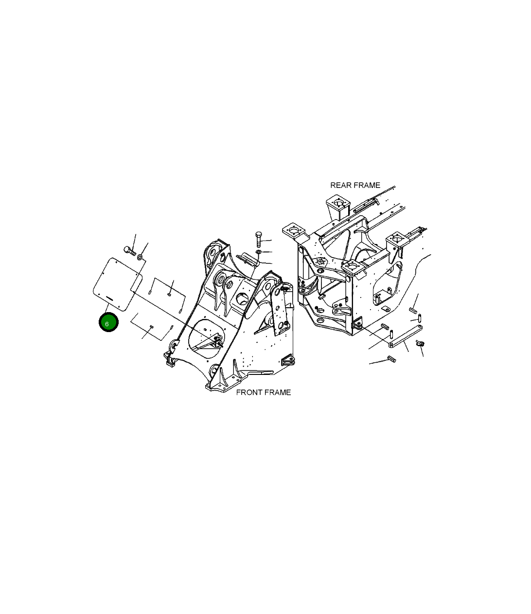 Крышка 424-879-A330  Komatsu