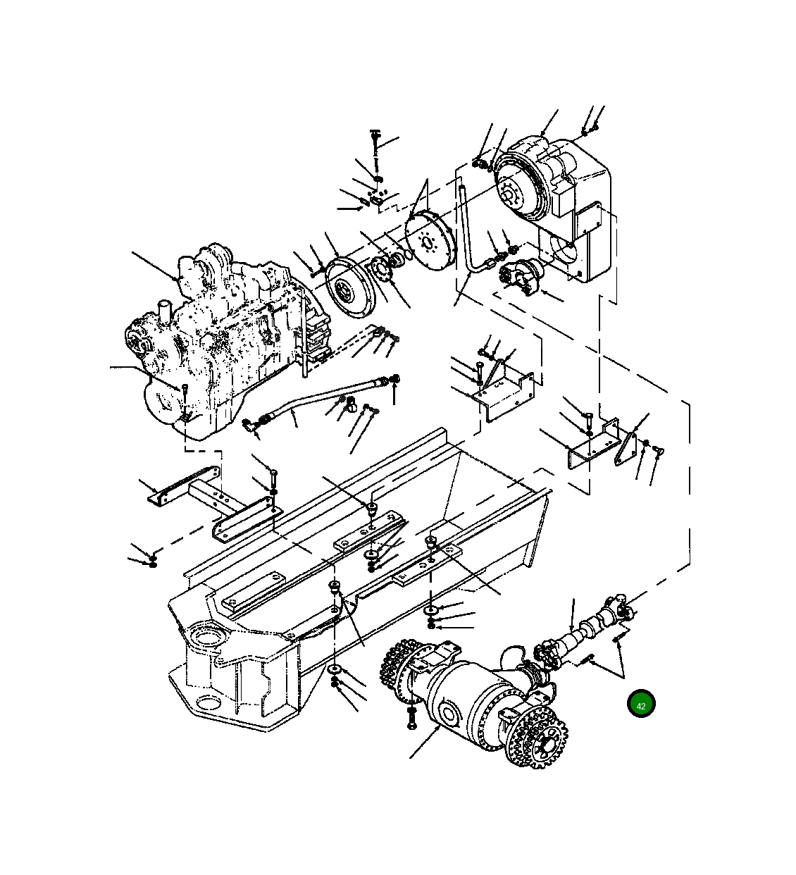 Болт 1277 829 H1 Komatsu