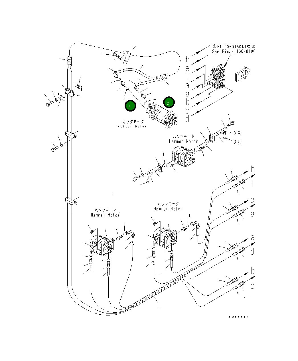 Кольцо уплотнительное (O-Ring) 418-62-11630 Komatsu