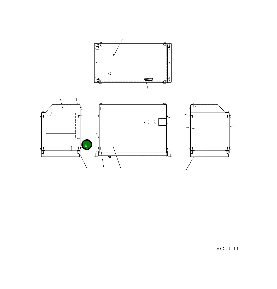 Крышка 6240-71-9141 Komatsu