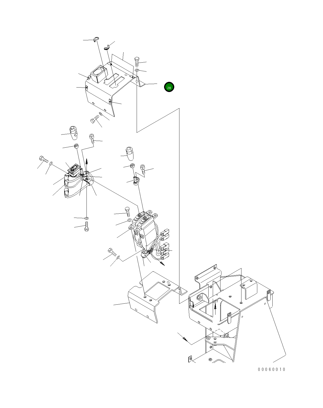 Крышка 423-43-48941 Komatsu