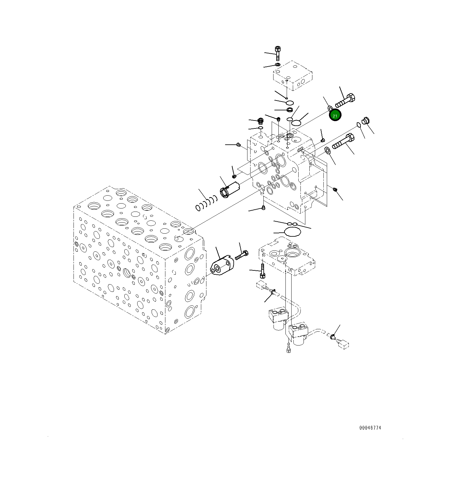 Болт 0101061460 Komatsu