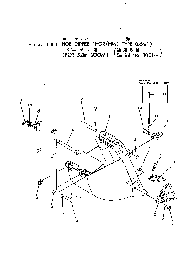 Болт 21-504644-21  Komatsu