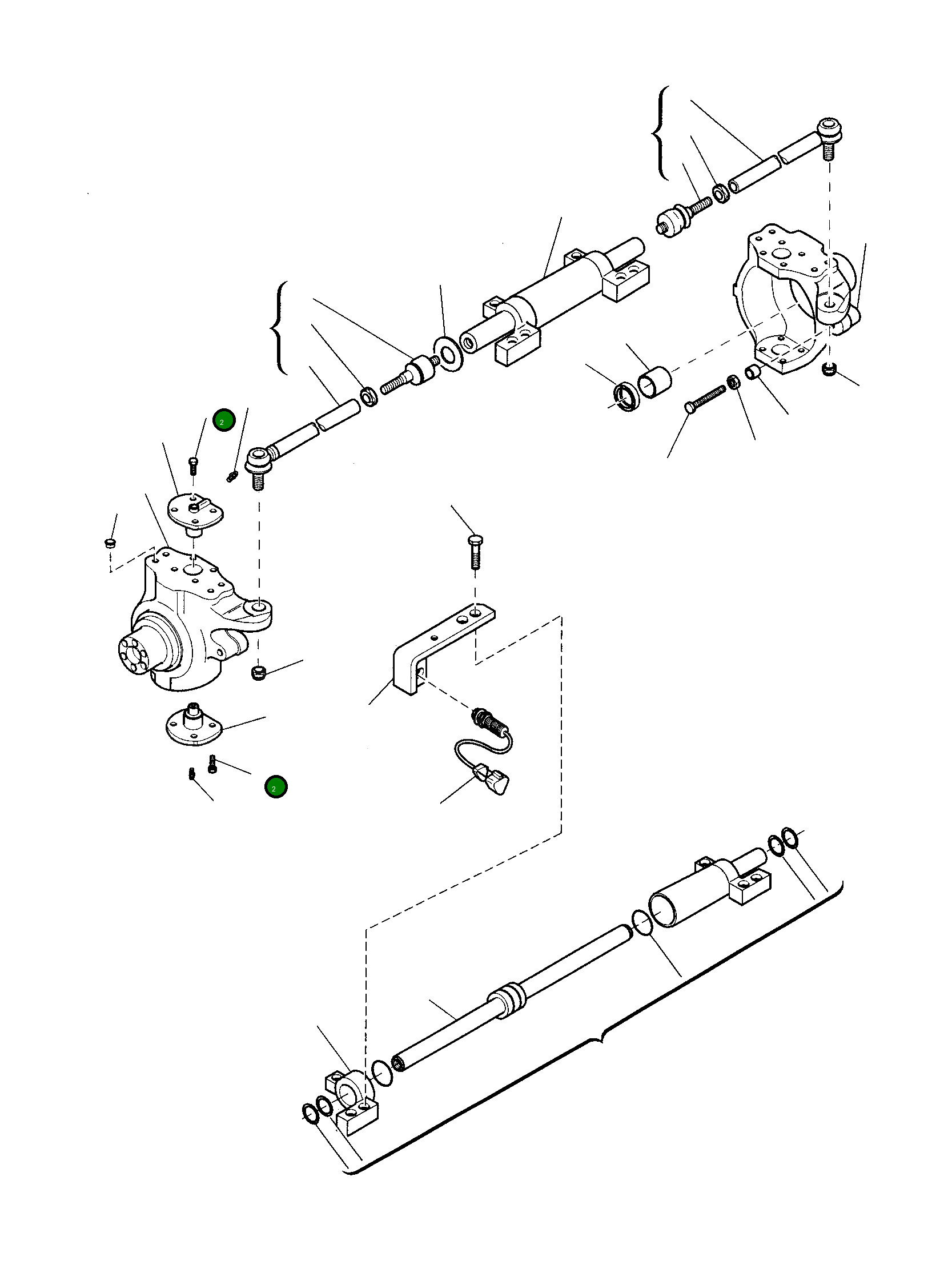 Болт CA0126923 Komatsu