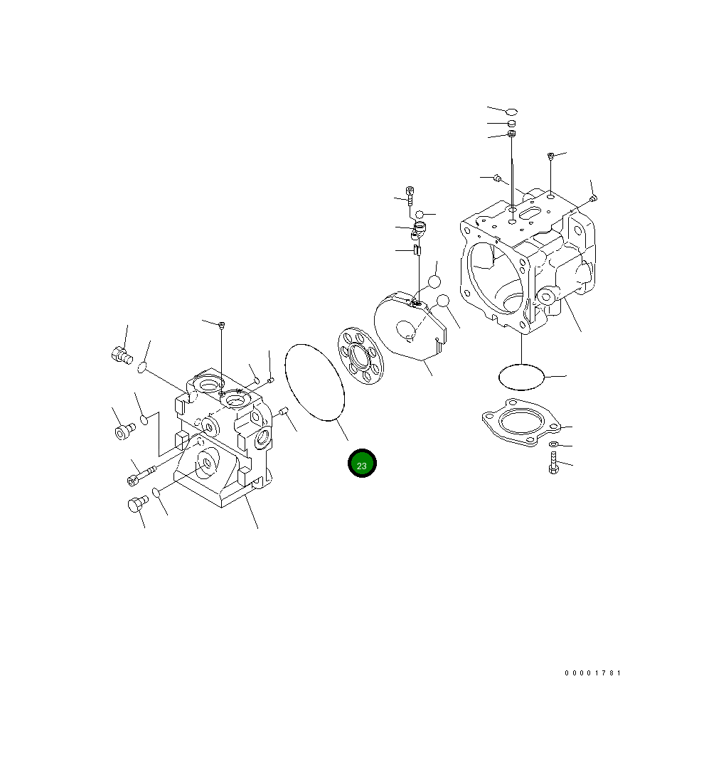 Кольцо уплотнительное (O-Ring) 07000-12125 Komatsu