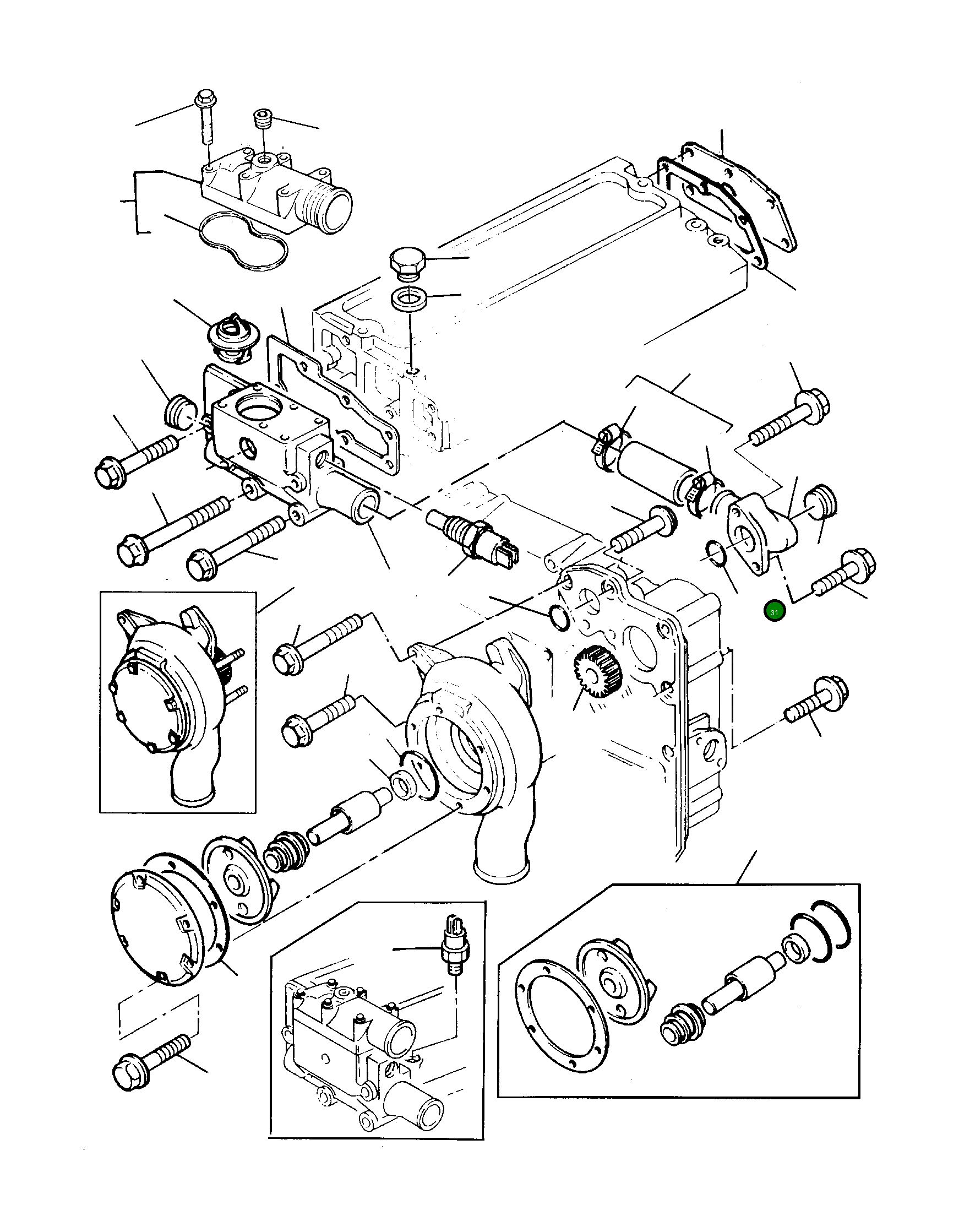 Кольцо уплотнительное (O-Ring) P2415A076 Komatsu