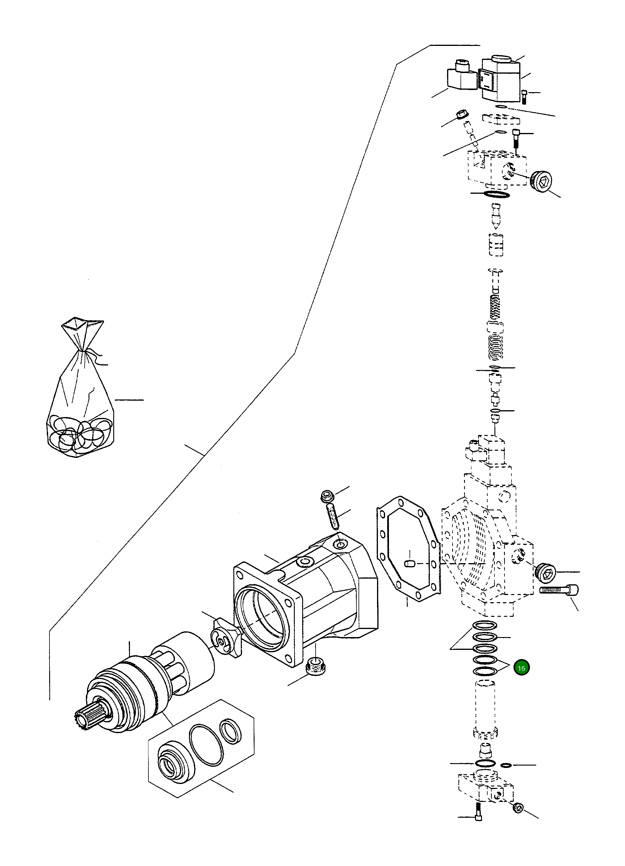 Кольцо 4918336M1  Komatsu